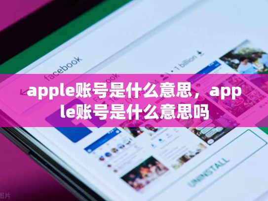apple账号是什么意思，apple账号是什么意思吗