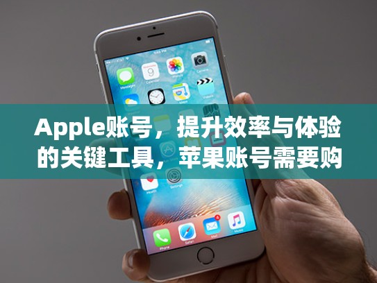 Apple账号，提升效率与体验的关键工具，苹果账号需要购买吗