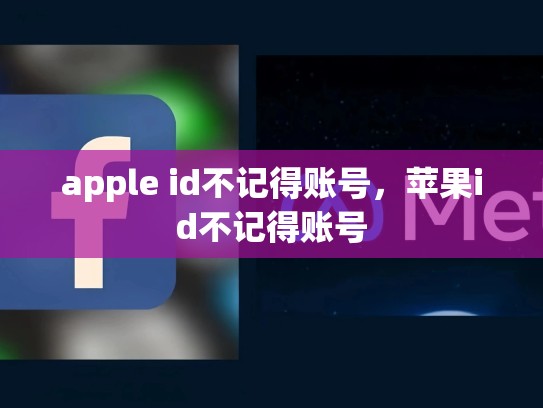 apple id不记得账号，苹果id不记得账号