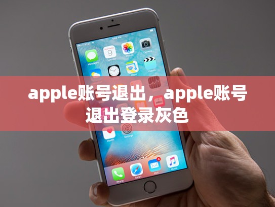 apple账号退出，apple账号退出登录灰色