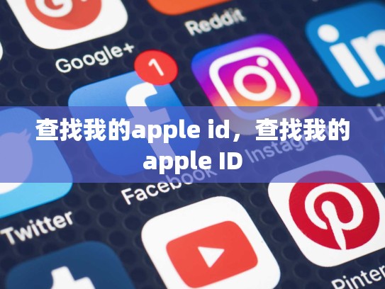 查找我的apple id,查找我的apple ID