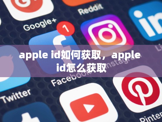 apple id如何获取，apple id怎么获取