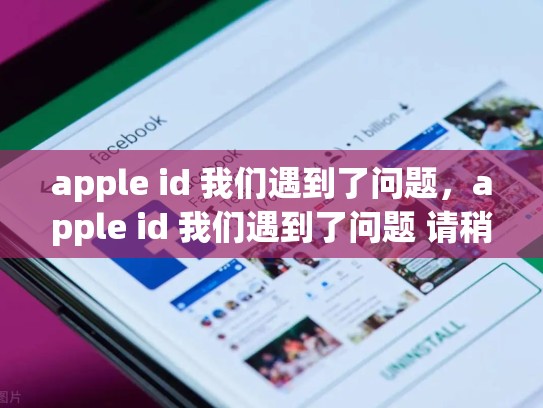 apple id 我们遇到了问题，apple id 我们遇到了问题 请稍后再试