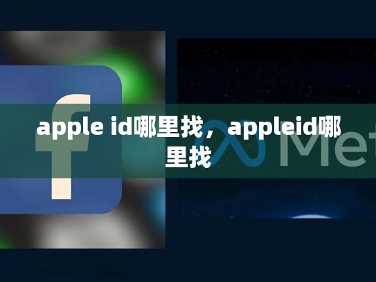 apple id哪里找，appleid哪里找