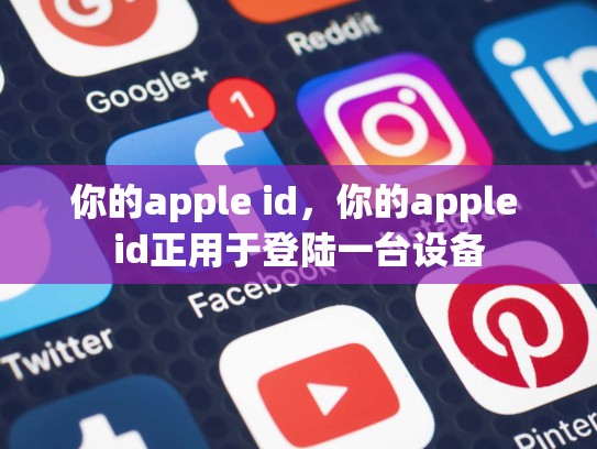 你的apple id，你的apple id正用于登陆一台设备